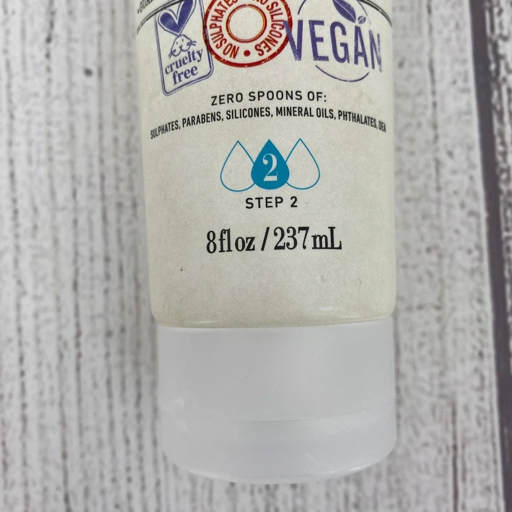 Curlsmith Wash & Scrub Detox Pro-Biotic Shampoo 8oz Clarifying Scalp Scrub